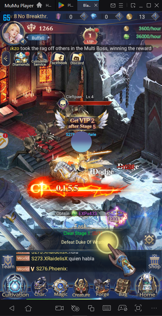Como jogar Blade of Chaos: Immortal Titan no PC com Emulador Androidq