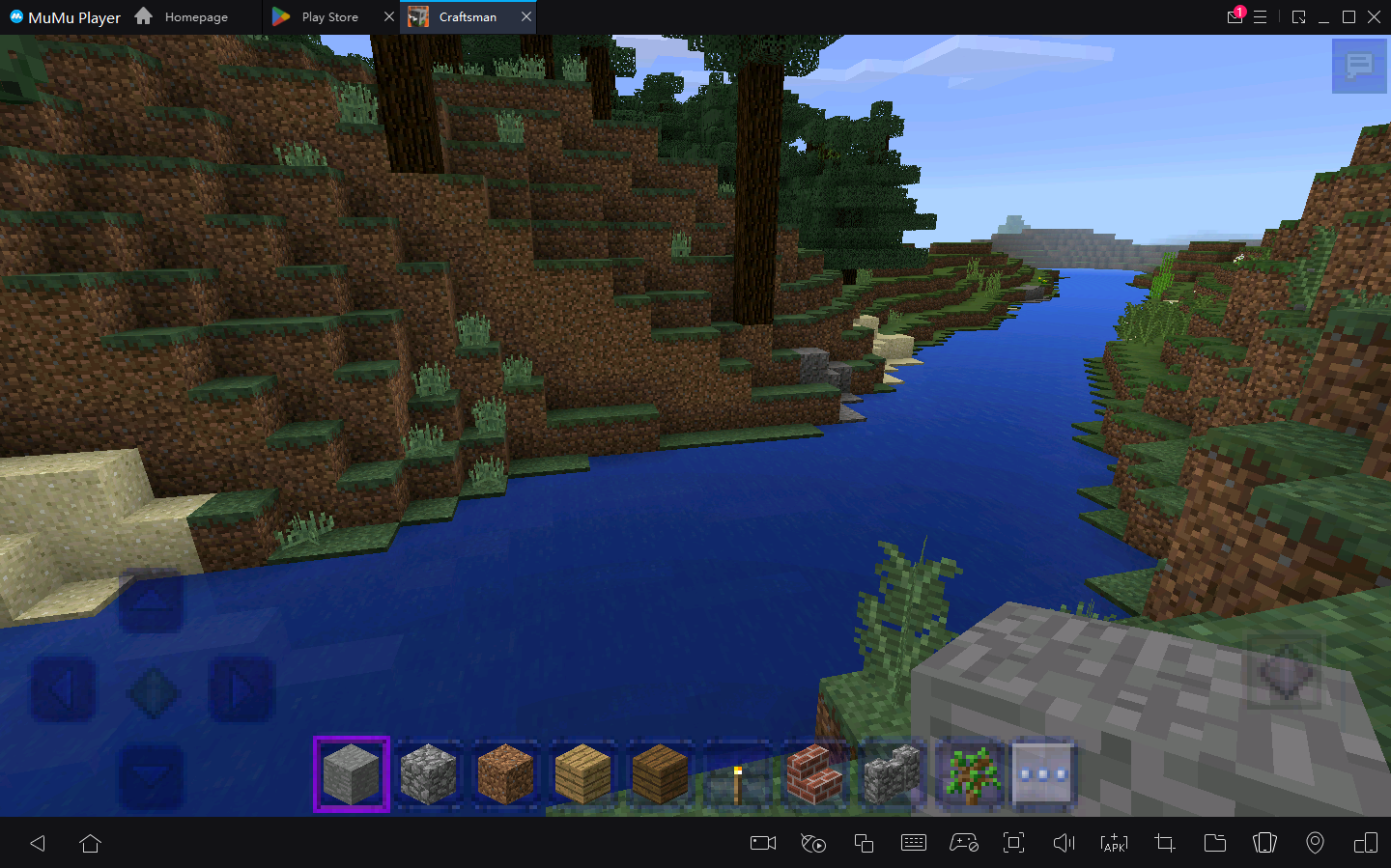 Como jogar Craftsman: Building Craft no PC com Emulador Android