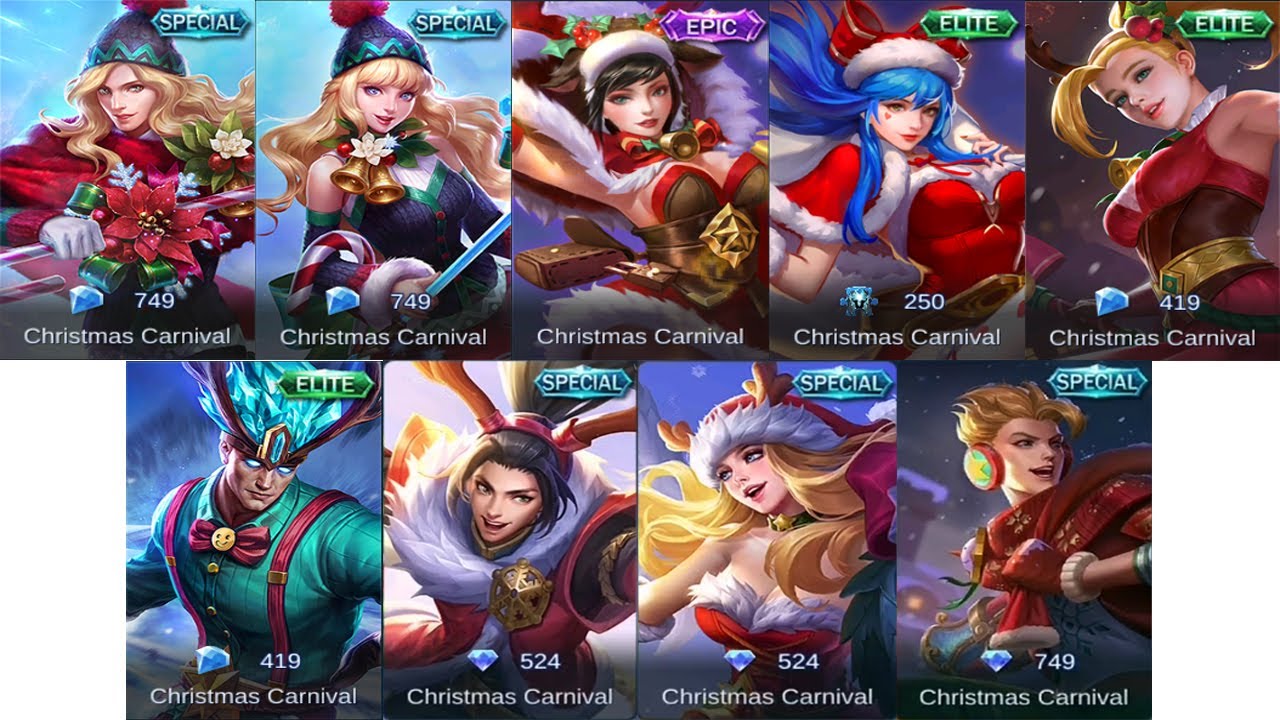 Mobile Legends Christmas Box 2022 Event Reward and Skins