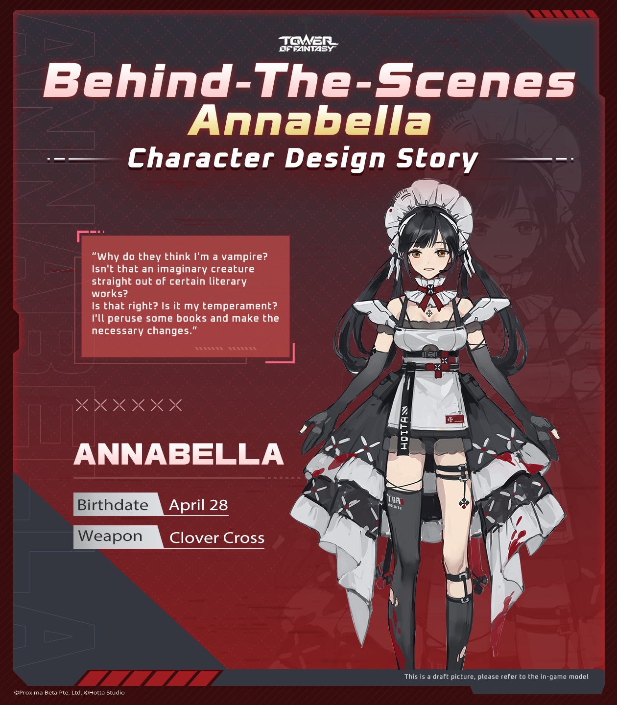 Tower of Fantasy Latest Character Annabella - Available on January 12t