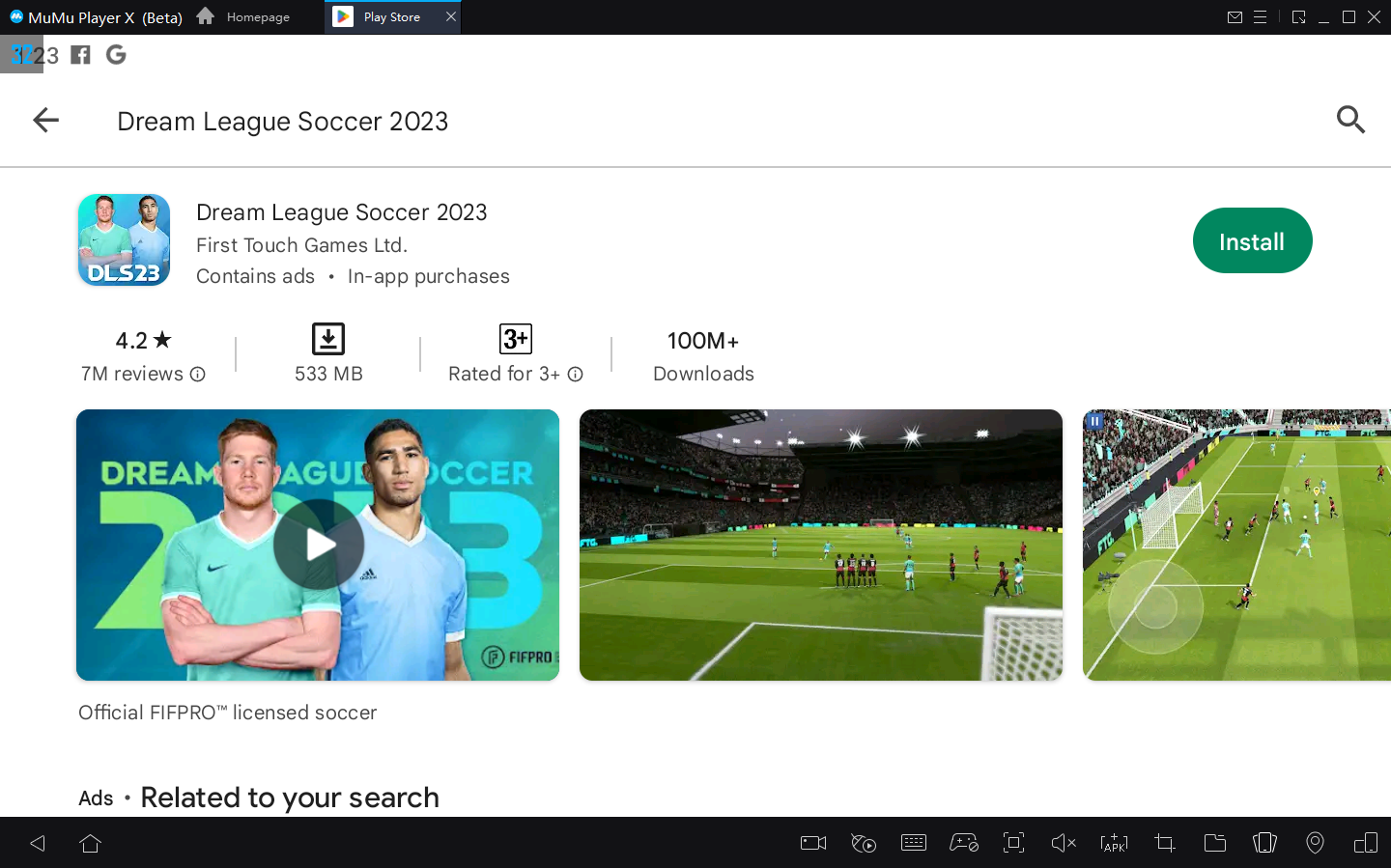 How to Play Dream League Soccer 2023 on PC with MuMu Player X