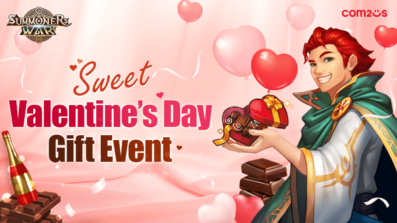 summoners war sweet valentines day gift event