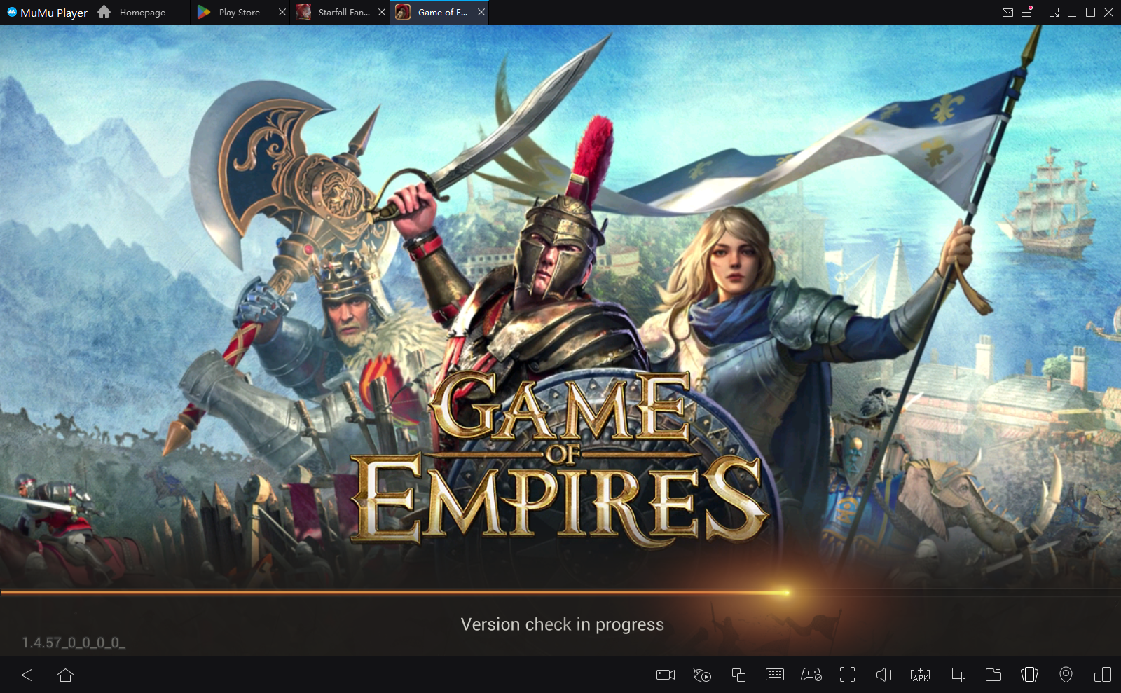 How to Play Game of Empires: Warring Realms on MuMu Player