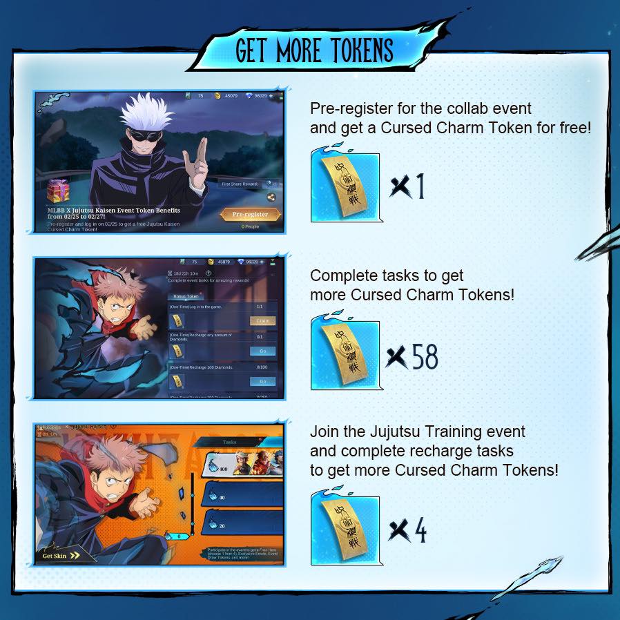 Mobile Legends Jujutsu Kaisen event guide