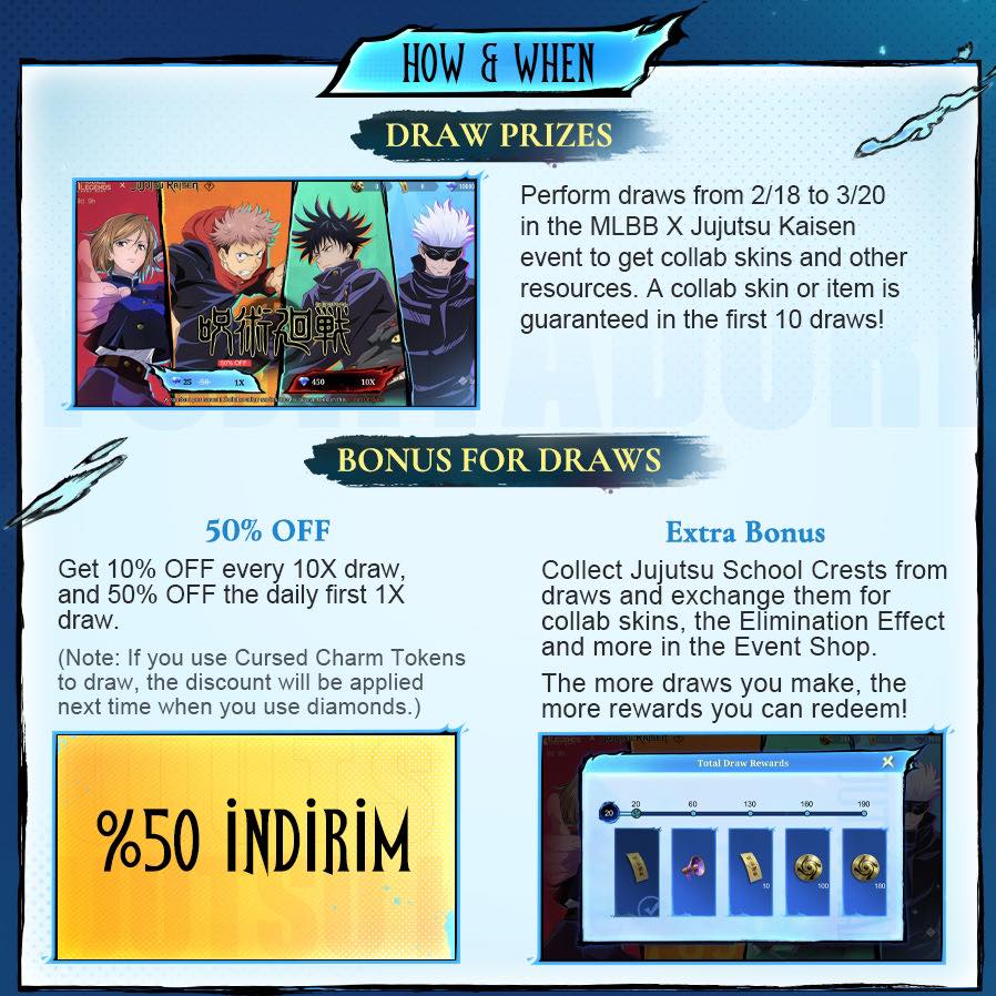 Mobile Legends Jujutsu Kaisen event guide