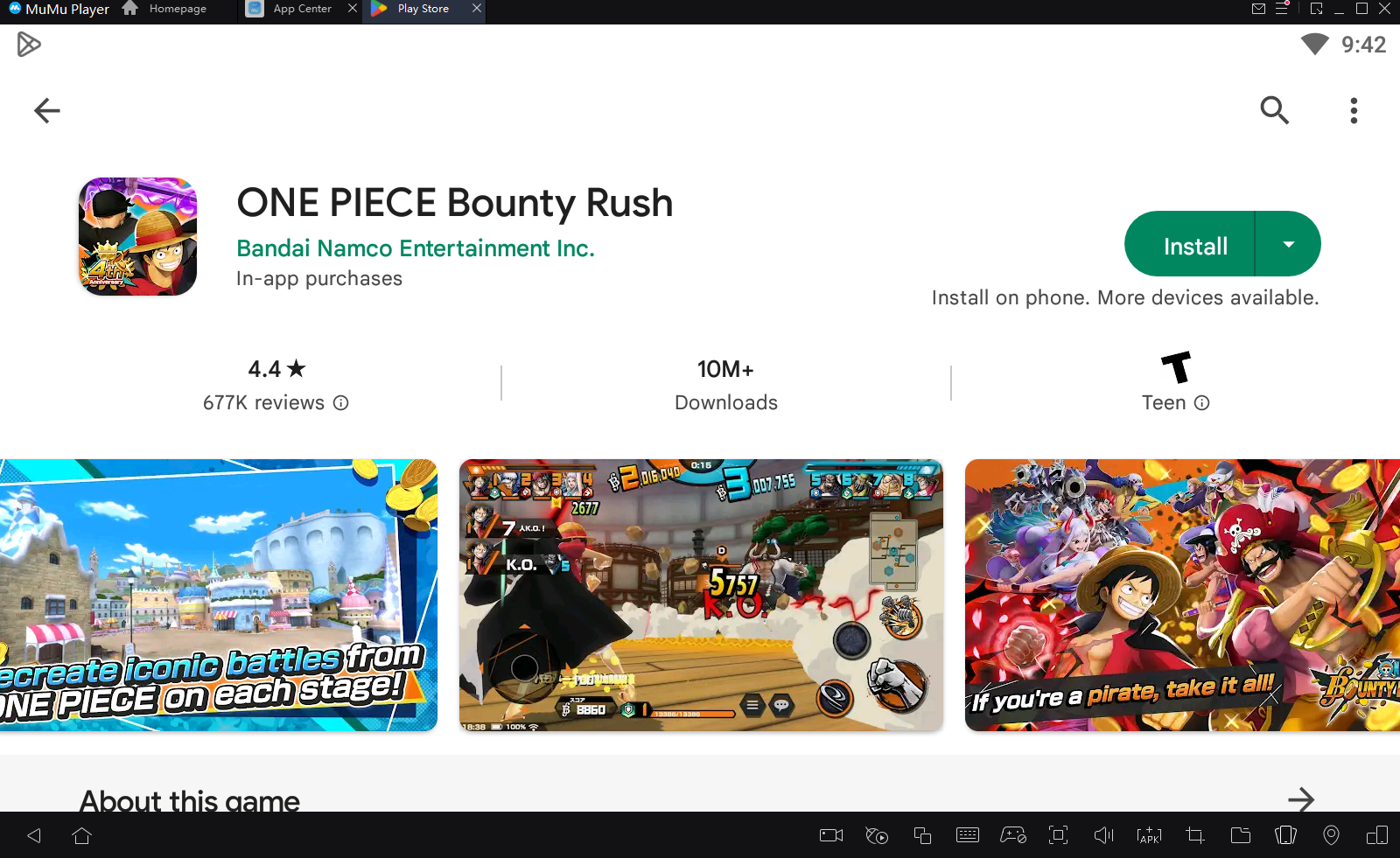 Play One Piece Bounty Rush on PC