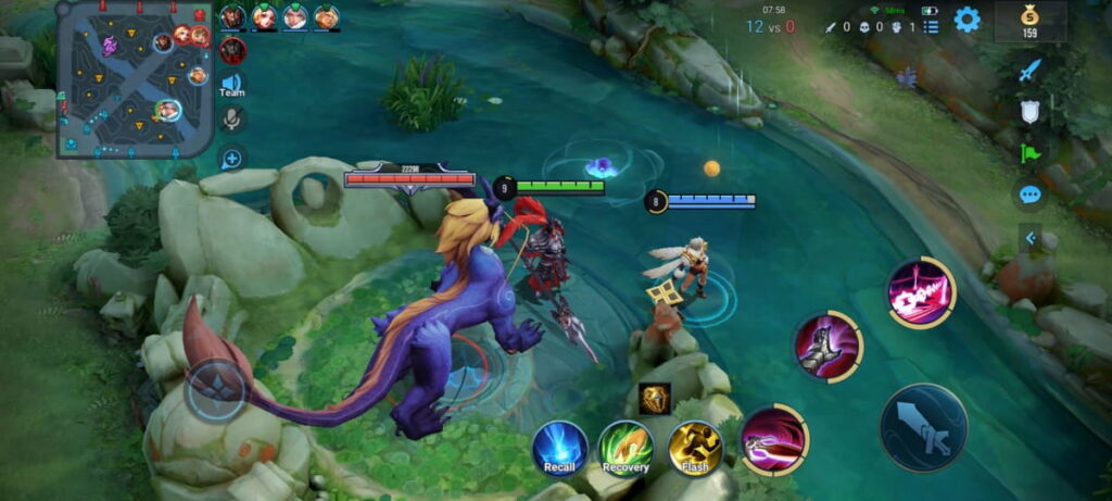 Honor of Kings Guia para Mapa, Selva e Buff