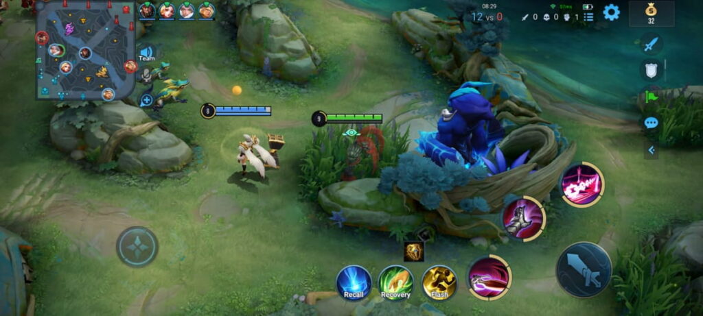 Honor of Kings Guia para Mapa, Selva e Buff