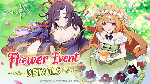 Eversoul celebrates Flora Day with a series of amazing event and rewards!