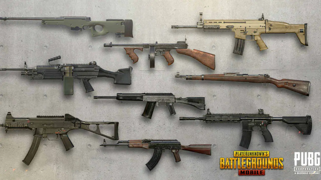 PUBG Mobile Weapons Tier List