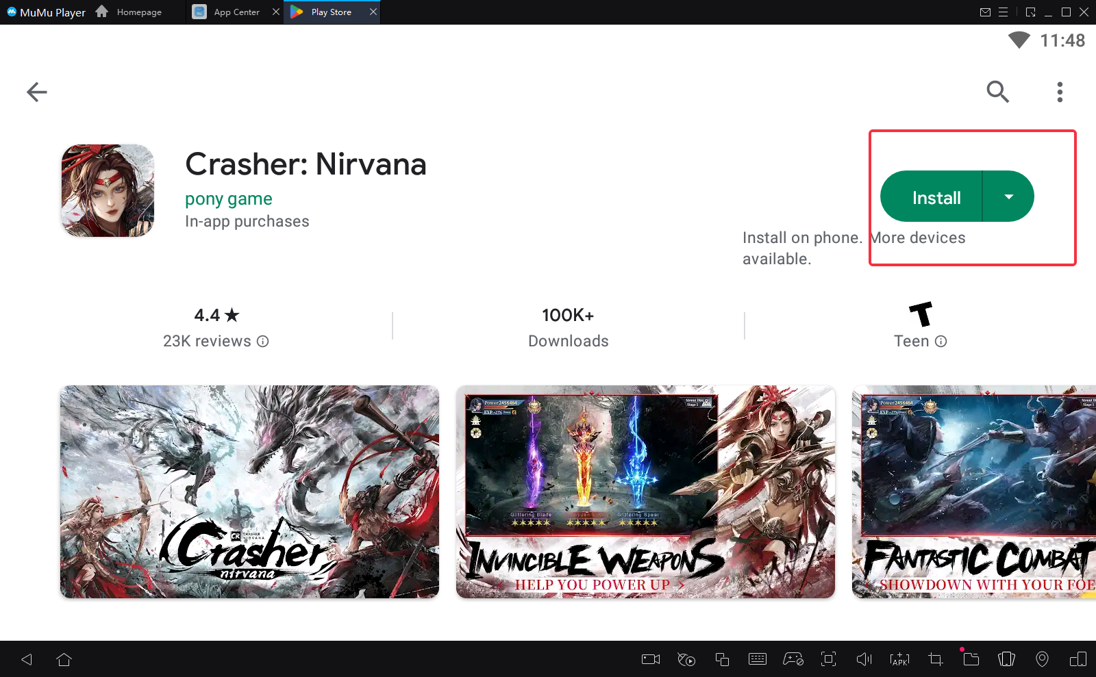 Play Crasher: Nirvana on PC