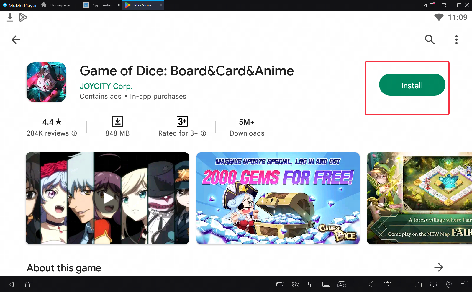 How to Play Game of Dice: Board&Card&Anime on PC