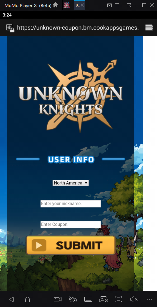 unknown knights pixel rpg codes