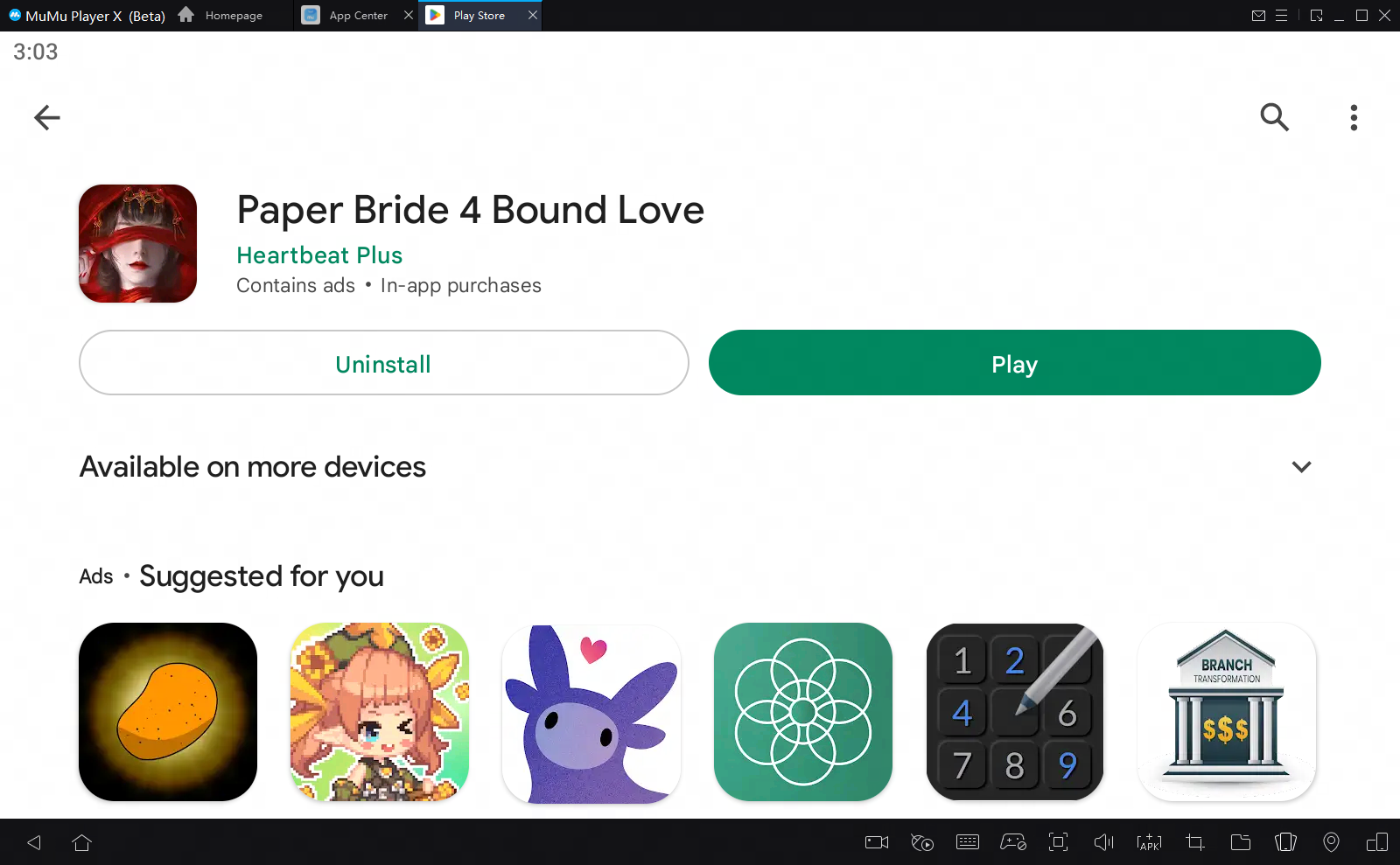 play paper bride 4 bound love