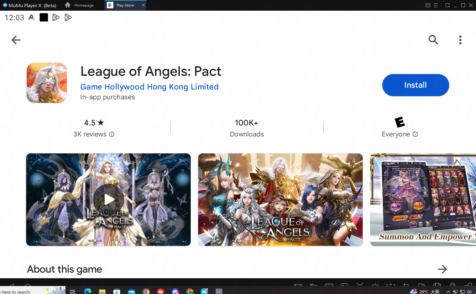 League of Angels: Pact on PC