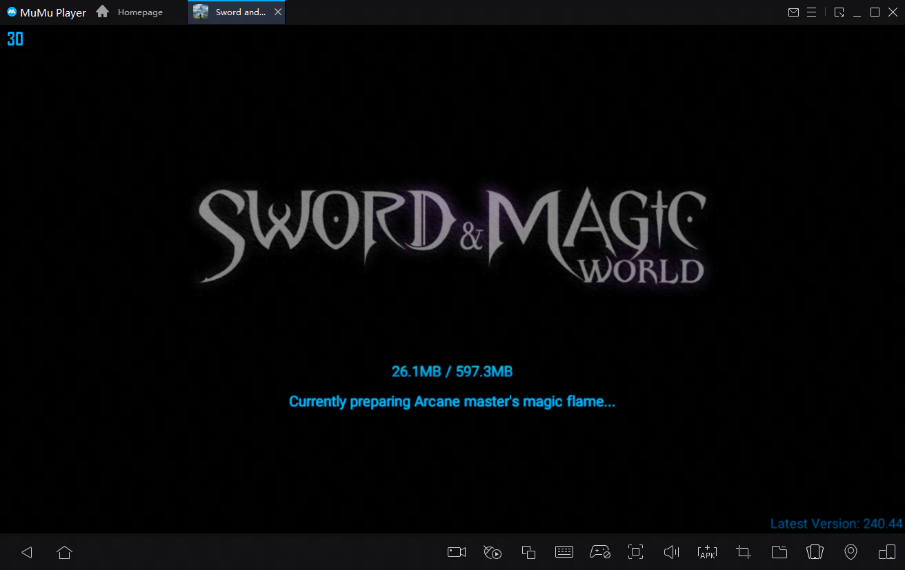 play sword and magic world on pc