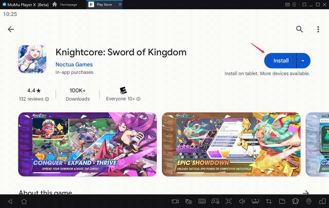 play knightcore sword of kingdom on pc