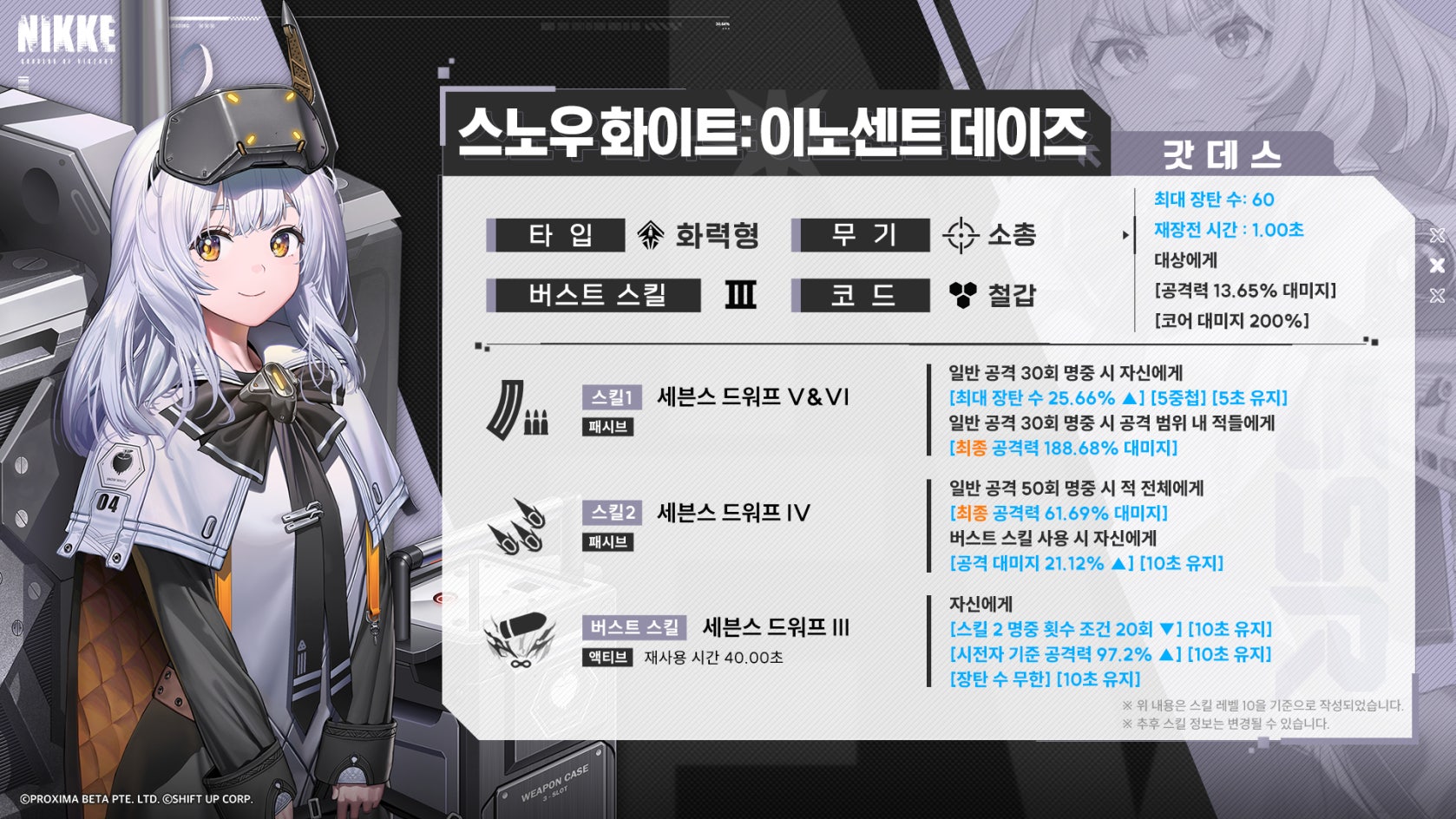 뮤뮤플레이어-승리의여신-니케-스노우 화이트