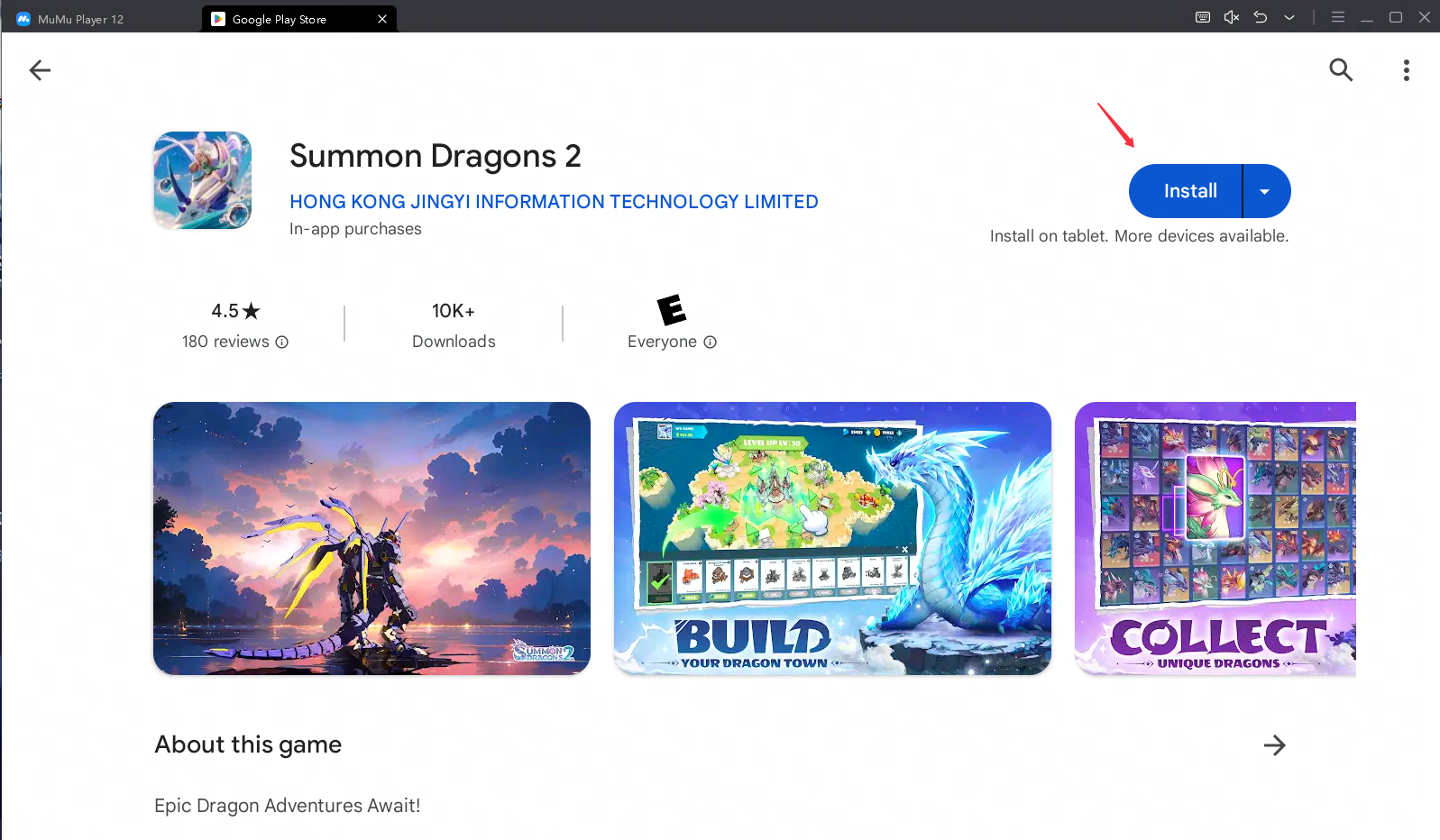 play summon dragons 2 on pc