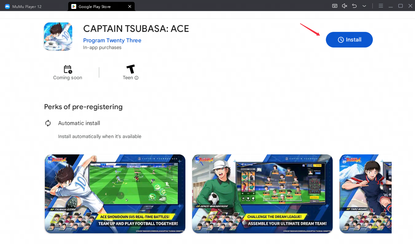 play captain tsubasa ace on pc