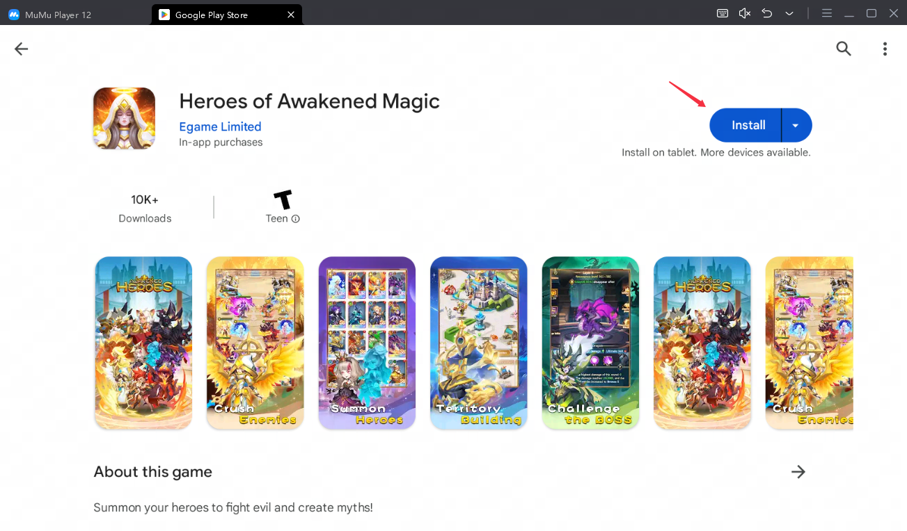 play heroes of awakened magic on pc