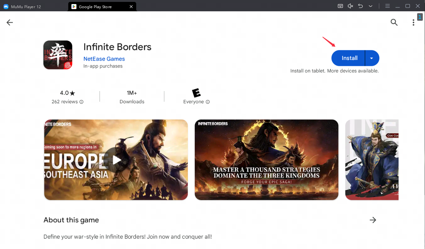 play infinite borders on pc