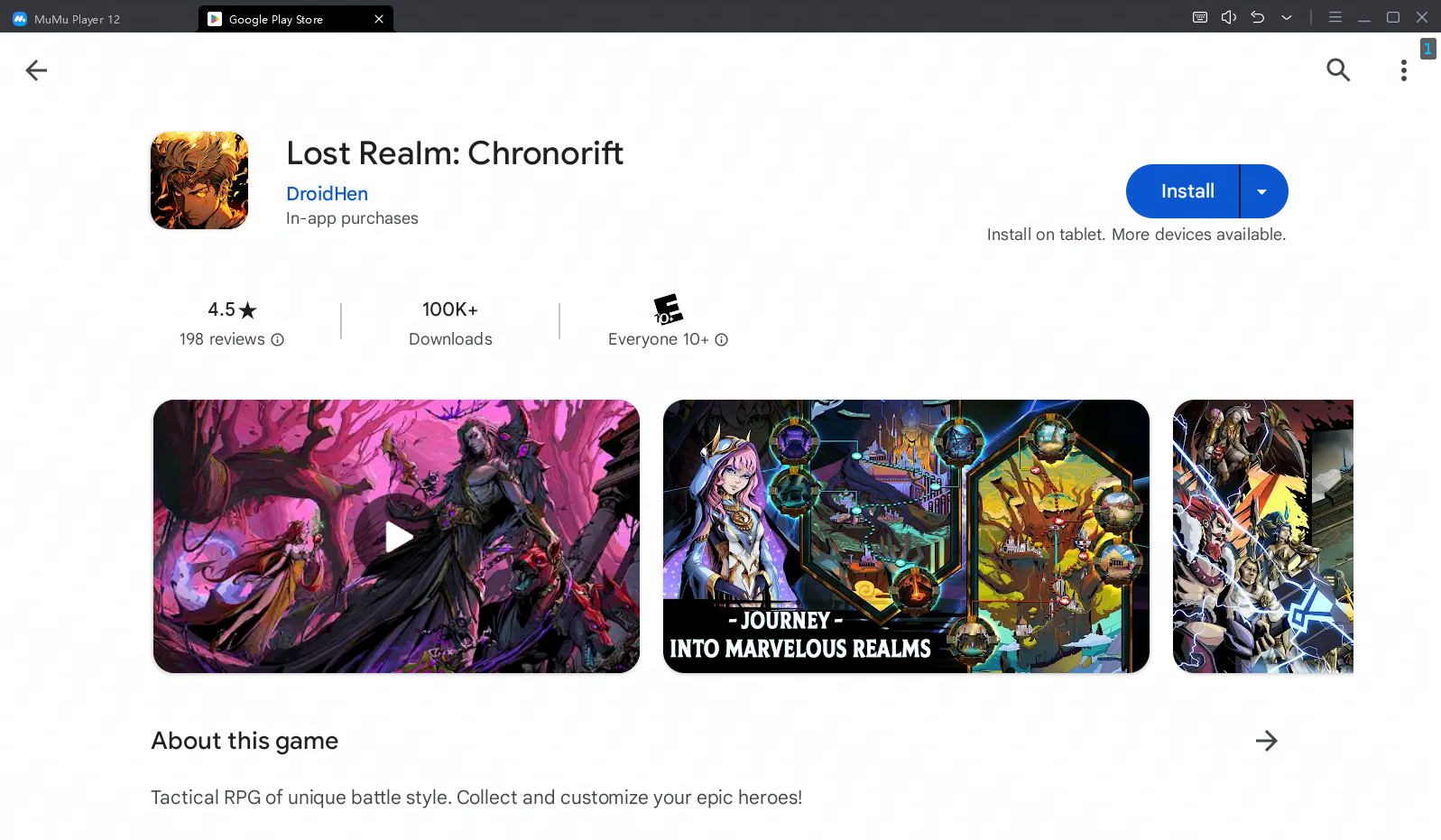 play lost realm chronorift on pc