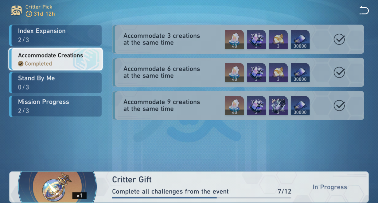 honkai star rail critter pick event