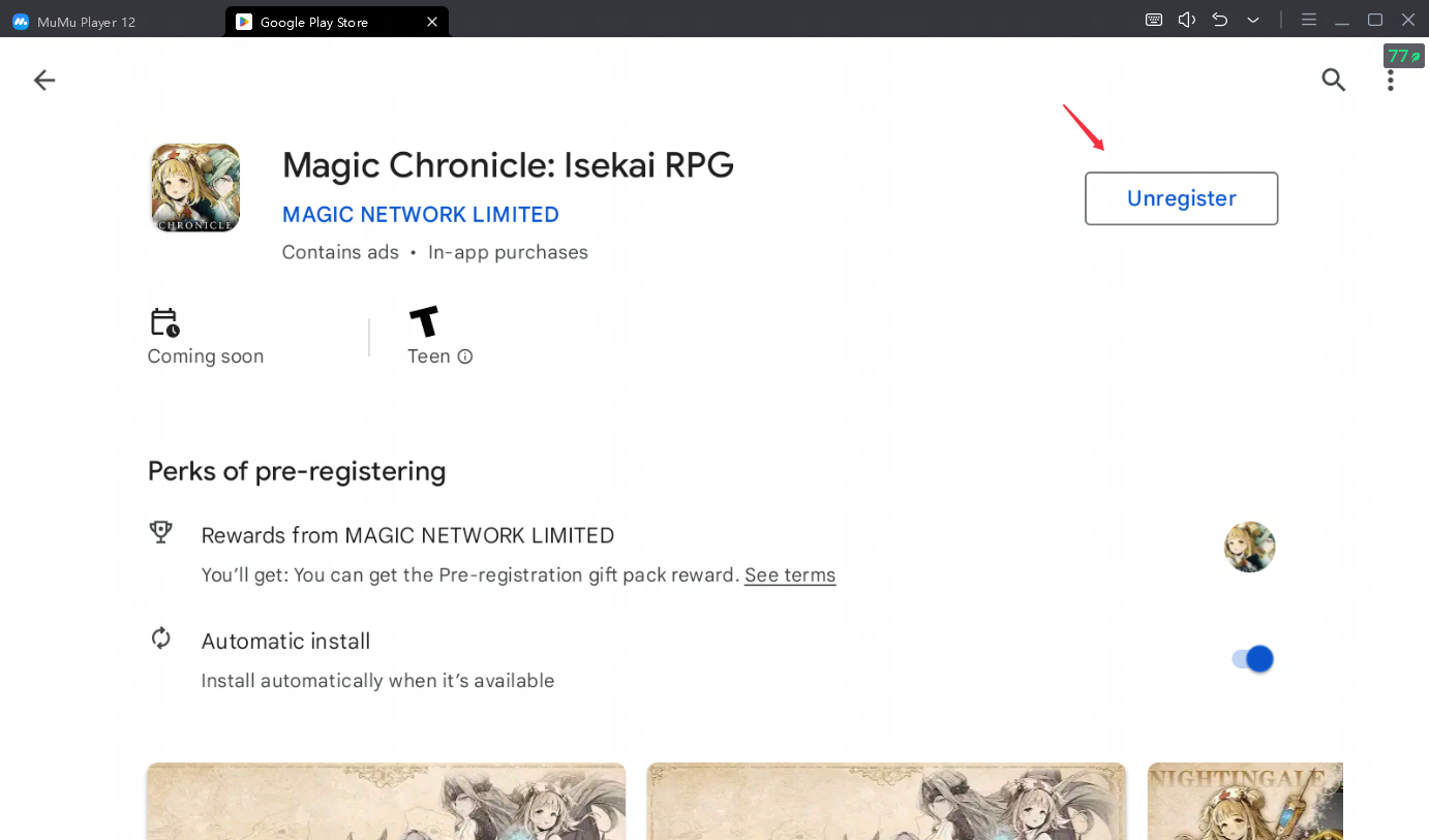 magic chronicle isekai rpg pre registration