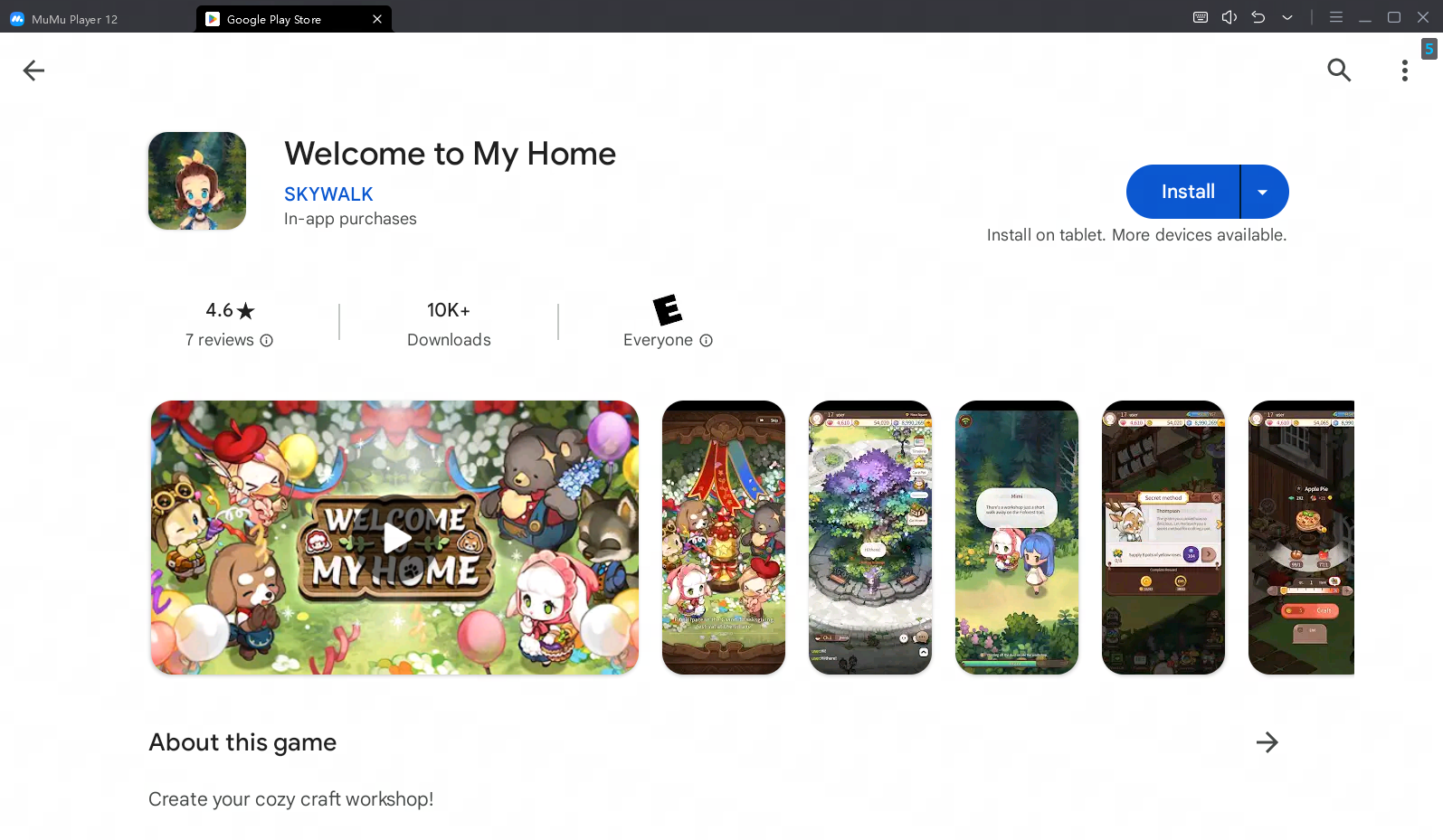 play welcome to my home on pc