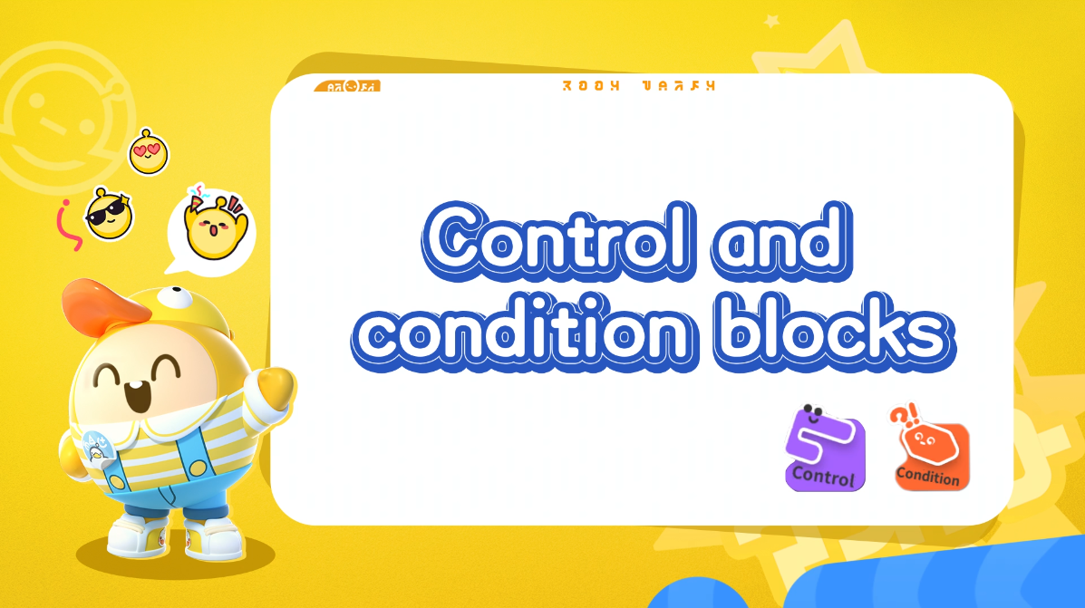 【Eggy Code Tutorial】 03 Control and Condition Blocks