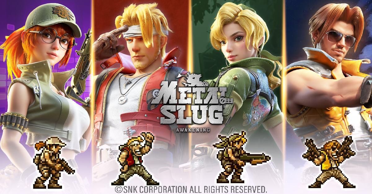 Shout out to the classic: Metal Slug Awakening has been globally released!