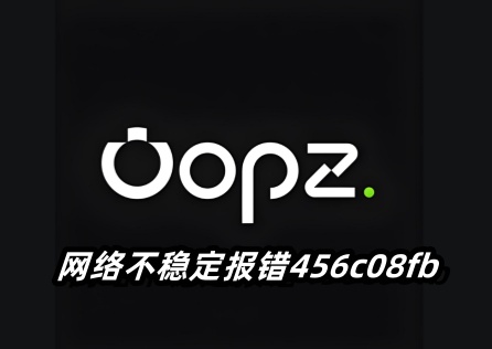 Oopz人脸验证失败提示：网络不稳定报错456c08fb怎么解决？