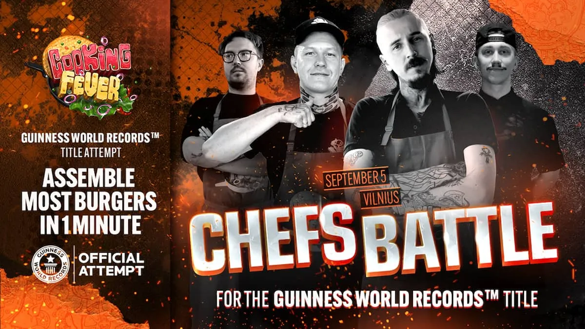 Cooking Fever's 10th Anniversary: Guinness World Record Burger Challenge