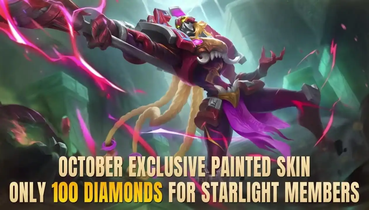 Mobile Legends: Discover the New Zhask Starlight Skin in October 2024