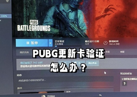 PUBG更新卡验证怎么办？一文教你快速验证！