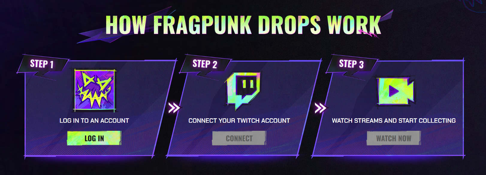 esempio di "FragPunk Launch" presente nelle connessioni Twitch