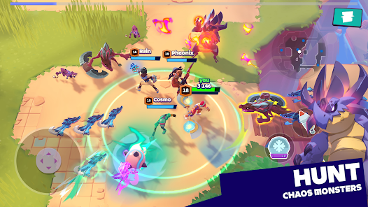 Gameplay of the monster-hunting action RPG mo.co from Supercell