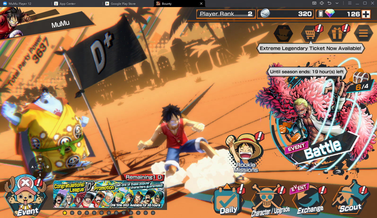 Play ONE PIECE Bounty Rush on MuMuPlayer