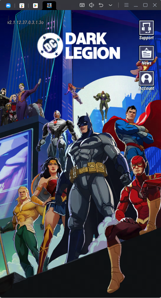 Play DC Dark legion on MuMuPlayer