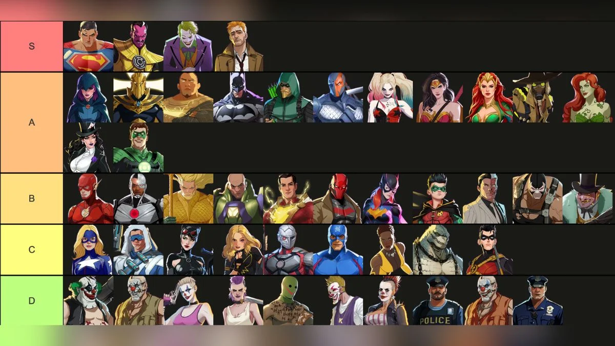 DC Dark legion tier list