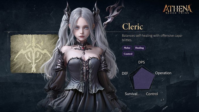 ATHENA: Blood Twins Cleric Class