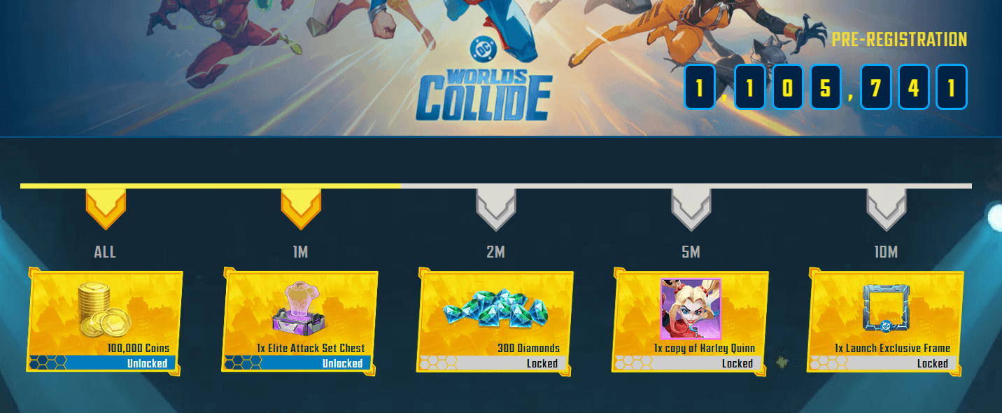 DC Worlds Collide Pre-Registration Now Open 