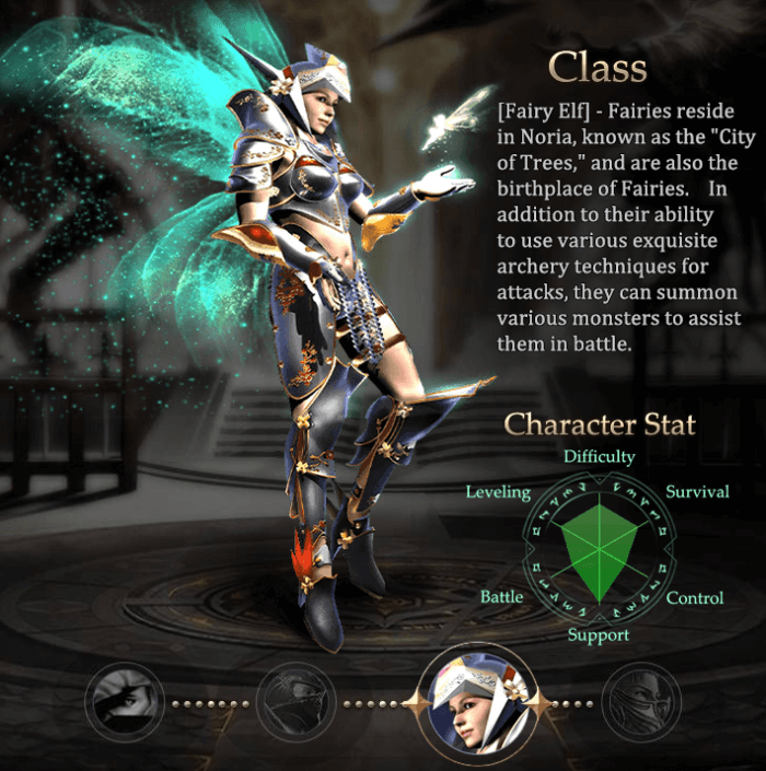 MU Immortal class list - Fairy Elf