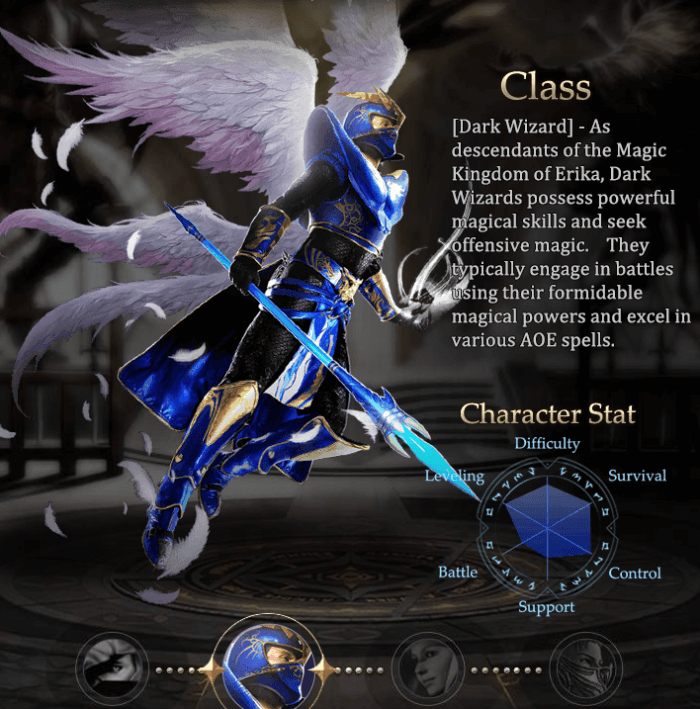 MU Immortal class list - Dark Wizard