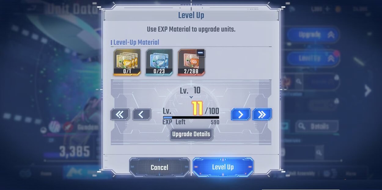 Guide to Upgrading Units in SD Gundam G Generation ETERNAL