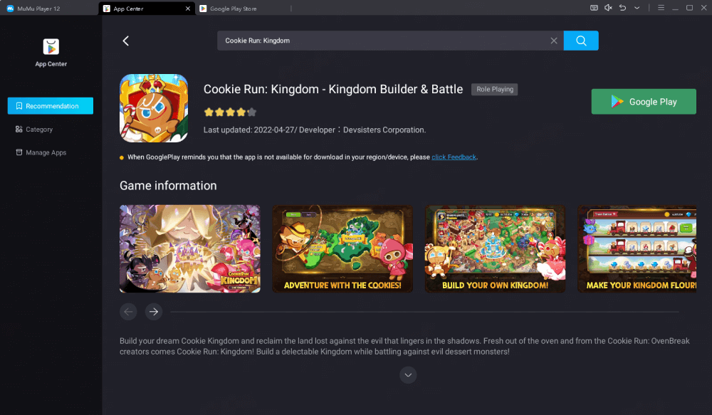 Download Cookie Run: Kingdom on MuMuPlayer 