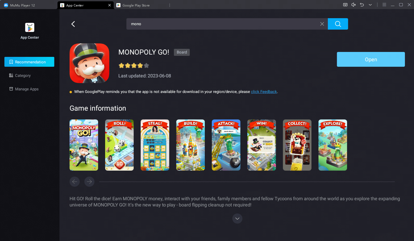 Download Monopoly Go on MuMuPlayer