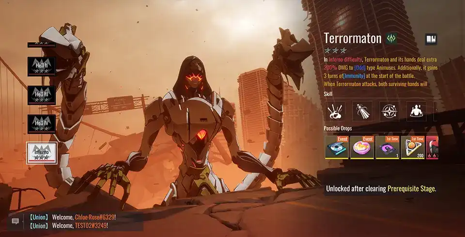 Best Team for Terrormaton in Etheria: Restart