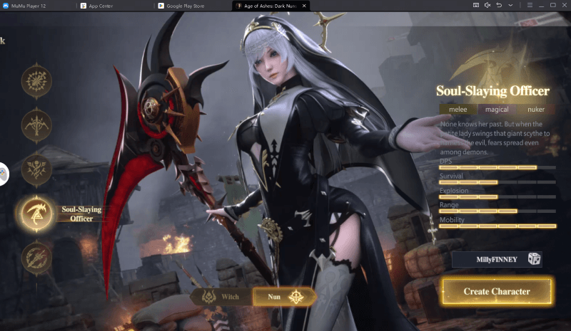 Age of Ashes: Dark Nuns - Soul-Slaying Officer